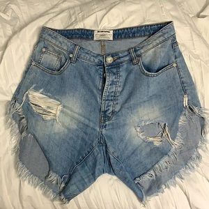 One Teaspoon Frankies Cut Off Shorts